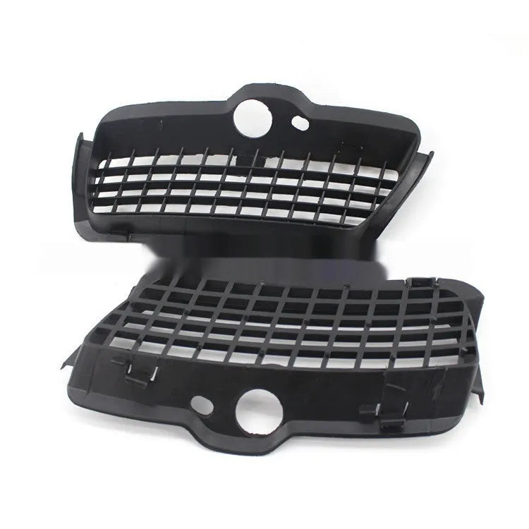 Black ABS plastic fog light cover pair for Volkswagen Golf 3 front bumper lower grille replacement