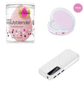 20000mAh mini power bank in black, blue, pink, or white with compact 142mm size