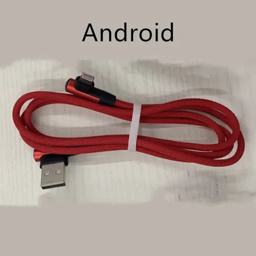 Fast charging USB cable with denil braiding in multiple colour and length options