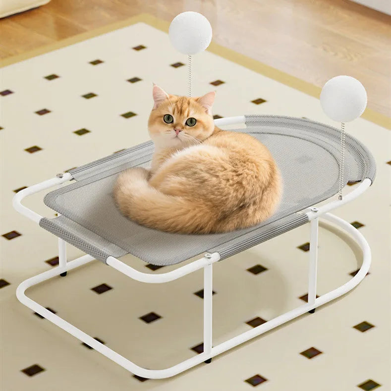 Large breathable fabric pet kennel with bracket frame for cats and puppies