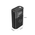 Wireless digital display air pump with ABS housing and multiple inflation attachments
