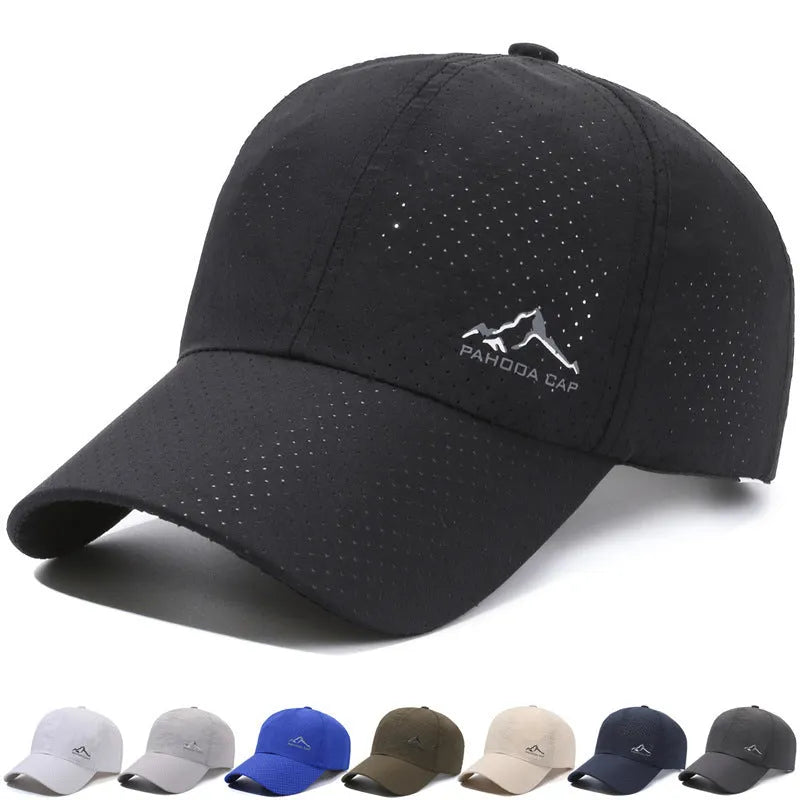 Korean style adjustable baseball cap in Army Green colour with a dome crown for summer sun protection.