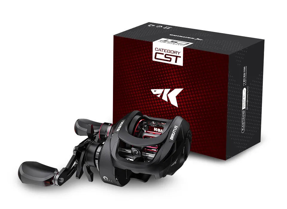 Drip wheel fishing reel kit with rod and line showing left and right hand wheel options