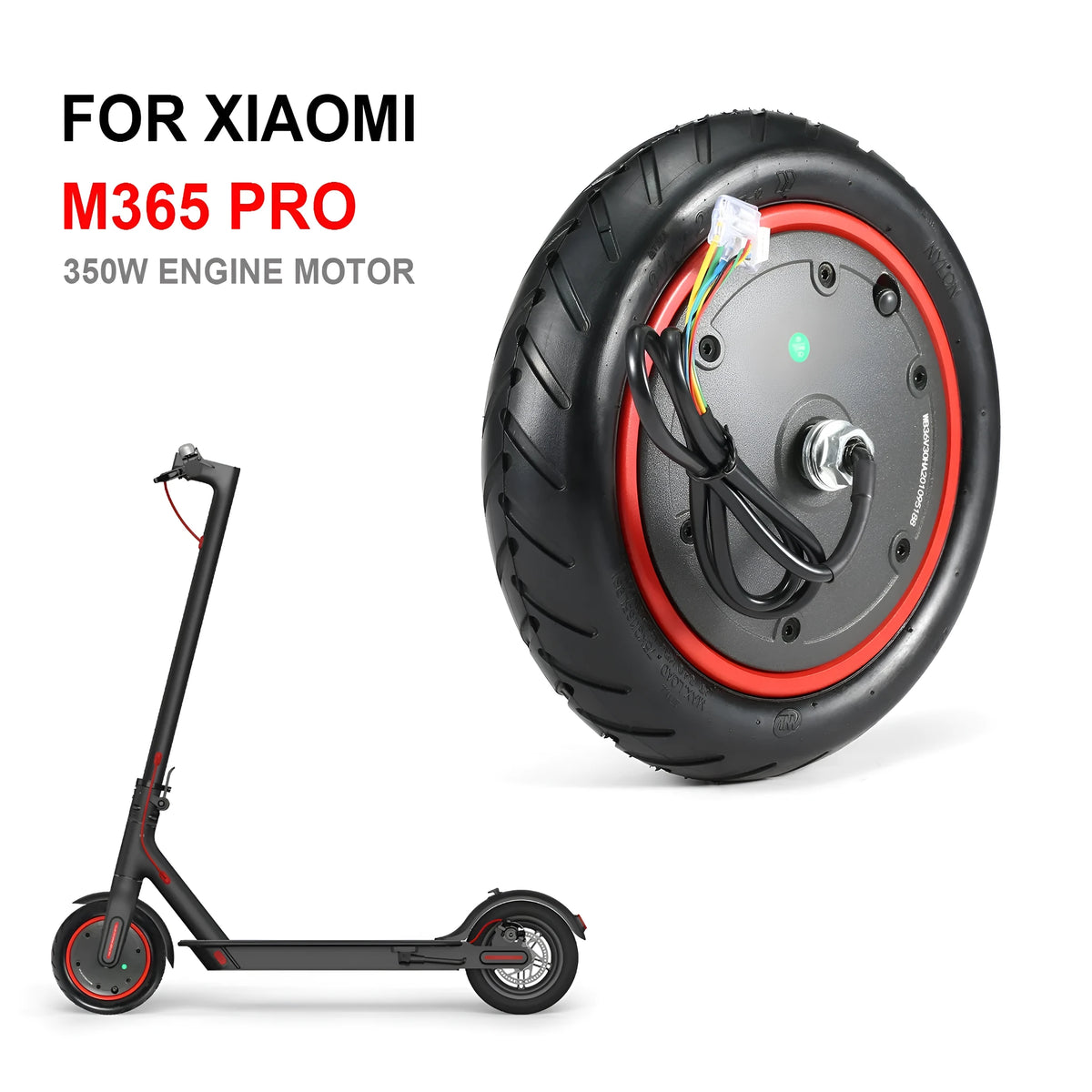 8.5 inch solid rubber tyre for 350W electric scooter replacement