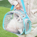 Transparent space capsule backpack for cats with hard EVA construction in multiple colour options