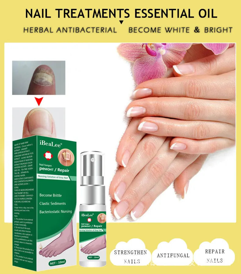 10ml bottle of deck liquid antimicrobial foot repair dust for nail whitening