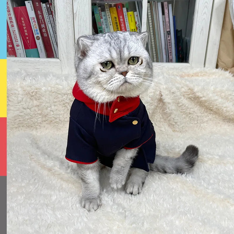 Tiger stripe hoodie costume on pet for photography