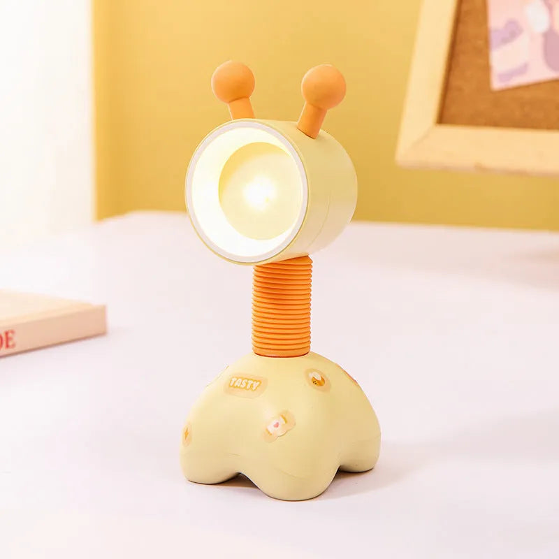 Creative DIY cartoon magnetic desktop night lamp in various colours with adjustable lighting