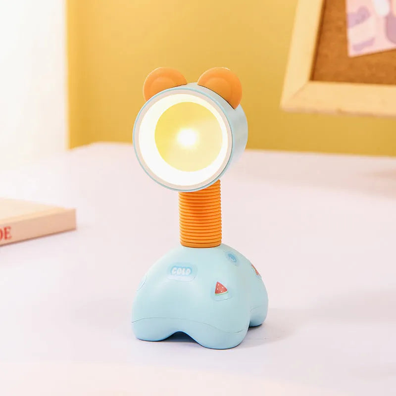 Creative DIY cartoon magnetic desktop night lamp in various colours with adjustable lighting