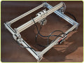 Miniature laser engraving machine with 3000mW output power and 400mm by 300mm base plate