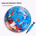 PVC inflatable water cooling mattress for pets in aquatic designs