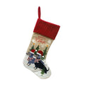 Fabric Christmas tree pendant with pet designs measuring 46 by 28 centimetres