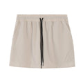 Men's slim fit basketball shorts in grey, black, apricot or green colours with elastic waistband