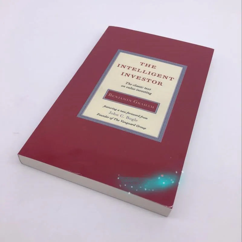 Hardcover book cover of The Intelligent Investor by Benjamin Graham.