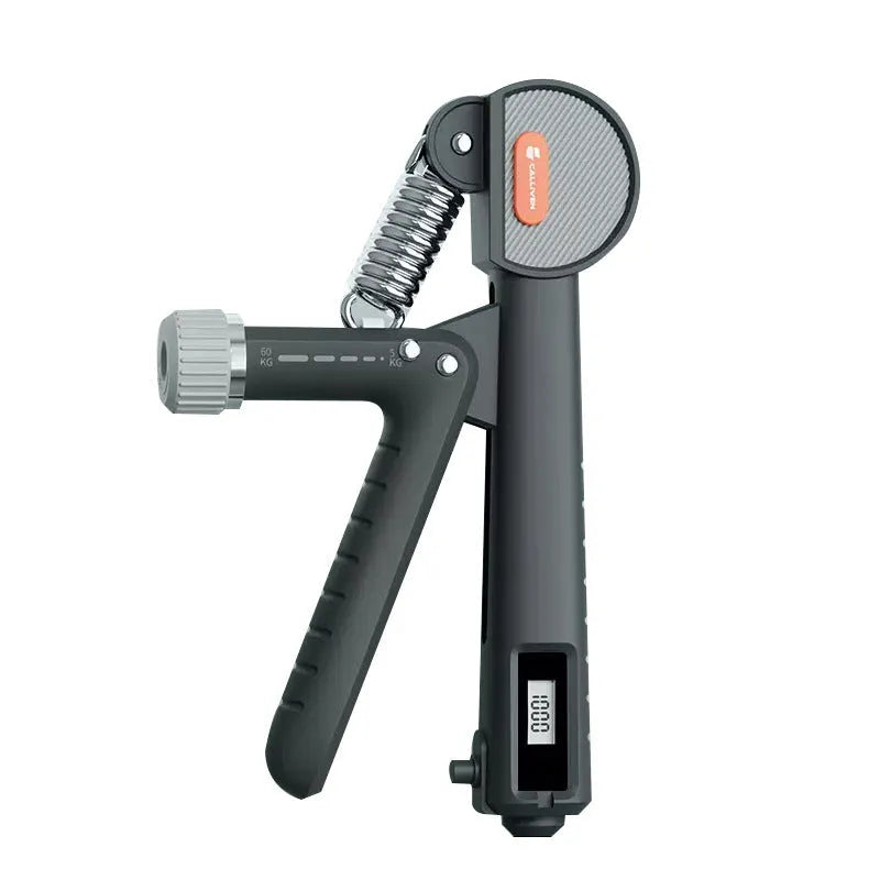 Count Spring Grip adjustable hand exerciser in ABS plastic showing three colour options