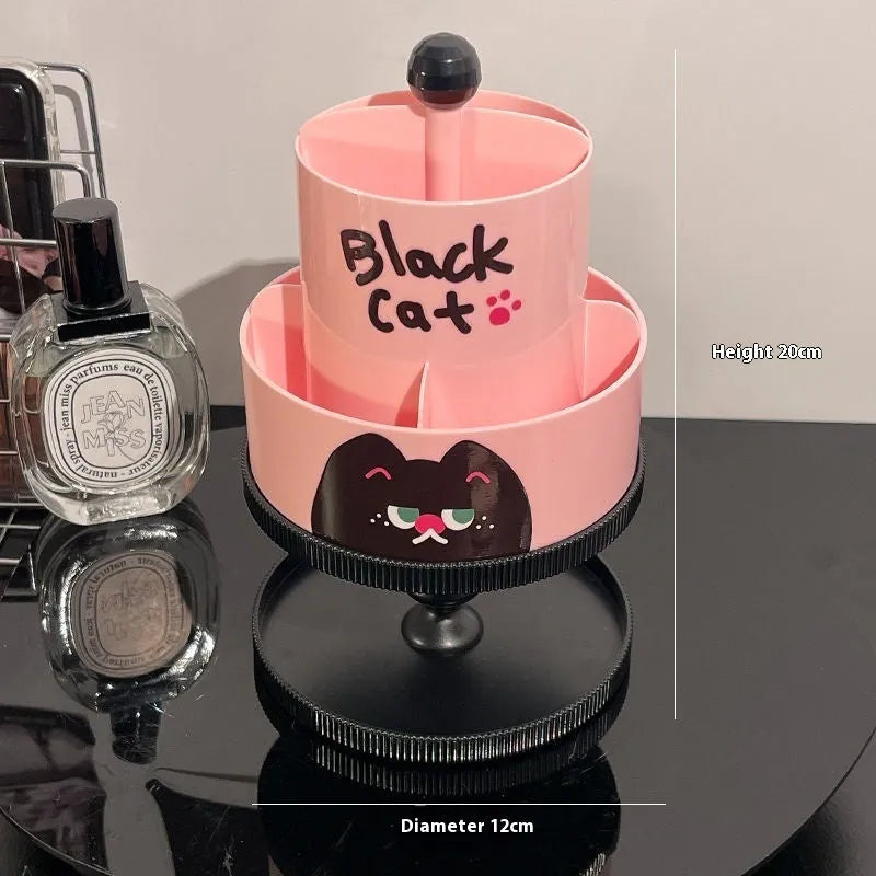 Rotating cosmetic brush storage barrel with 18 litre capacity in Japanese style design
