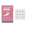 Box of 9 hydrocolloid acne patches for pimple treatment on sensitive skin