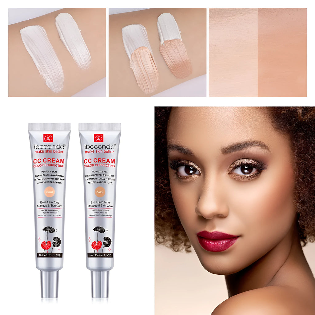 Erborian CC Cream tube with Centella Asiatica for colour correction in dark and light shades