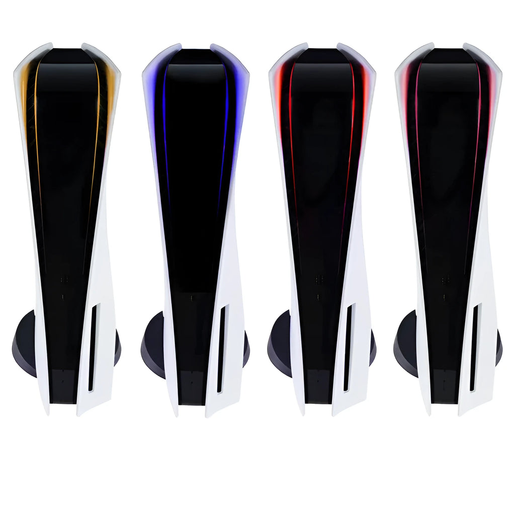 PS5 console light bar sticker film in carbon fibre texture available in four colours