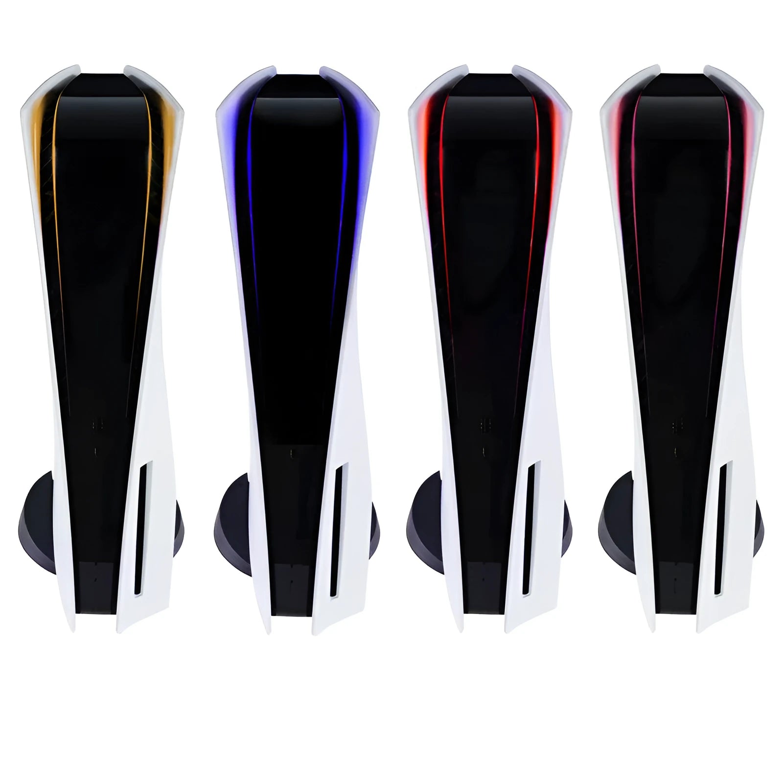 PS5 console light bar sticker film in carbon fibre texture available in four colours