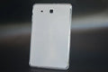 Clear transparent white ultra-thin silicone protective case for a tablet on a white background.
