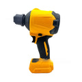 Lithium battery brush air exhauster for dust cleaning and snow removal with bare metal head