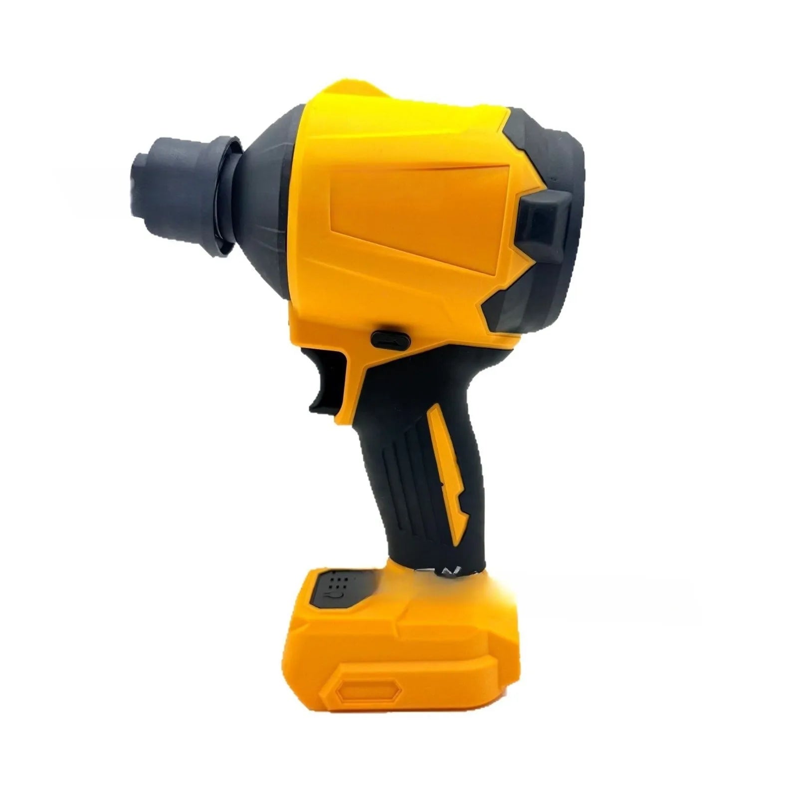 Lithium battery brush air exhauster for dust cleaning and snow removal with bare metal head
