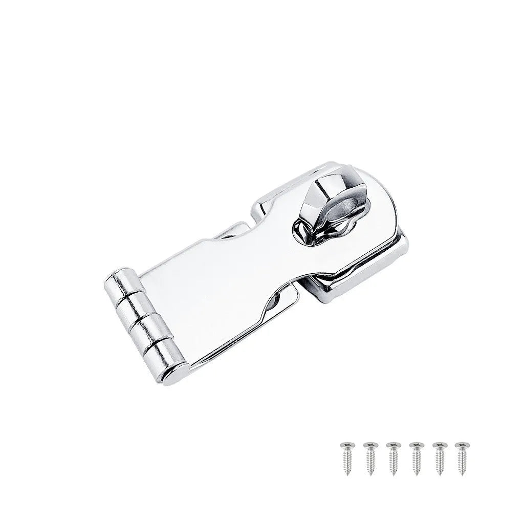 304 stainless steel lock latch hasp bolt with mirror polish silver finish
