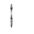 0.5mm gel pen with plastic barrel in black, red and blue ink colour options