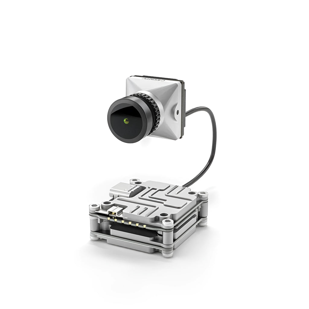 Silver Caddx ADAPTS DJI FPV digital image transmission unit with Polar Vista kit and cables