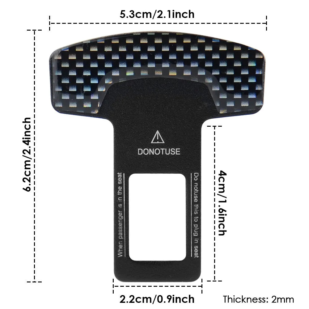 Aluminium alloy bottle opener keychain with 2.1cm lock tongue buckle in frosted carbon fibre colour