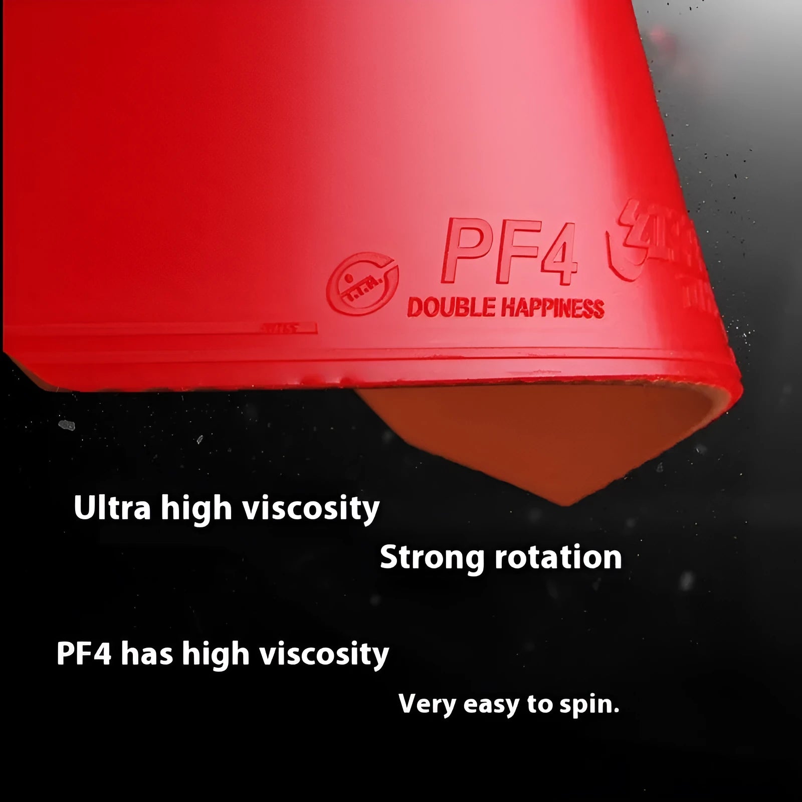 PF4-50 Fast Attack Sticky Classic-50 table tennis racket with anti-spin rubber in red and black colour options