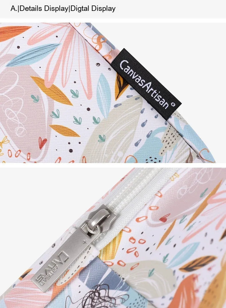 White PU leather waterproof laptop inner bag or sleeve for 14 inch computers.