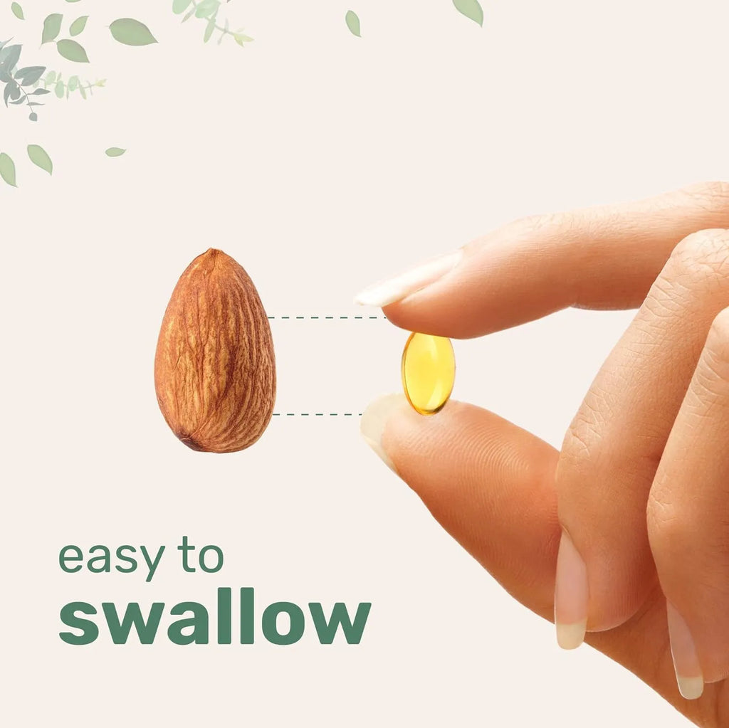 Butter Black Seed Oil Soft Capsules bottle showing 180 or 300 count softgel tablets.