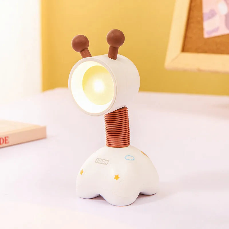 Creative DIY cartoon magnetic desktop night lamp in various colours with adjustable lighting