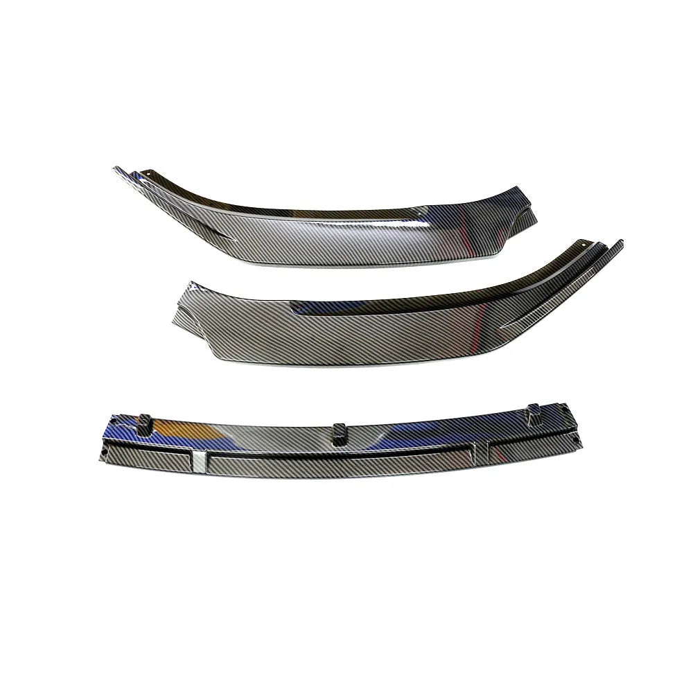 Audi Unksera three-section front shovel spoiler with honeycomb pattern finish