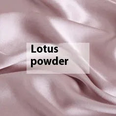 Double-sided solid colour silk duvet cover in Lotus Pink, pea green, bright brown, mysterious purple, white or silver blue.
