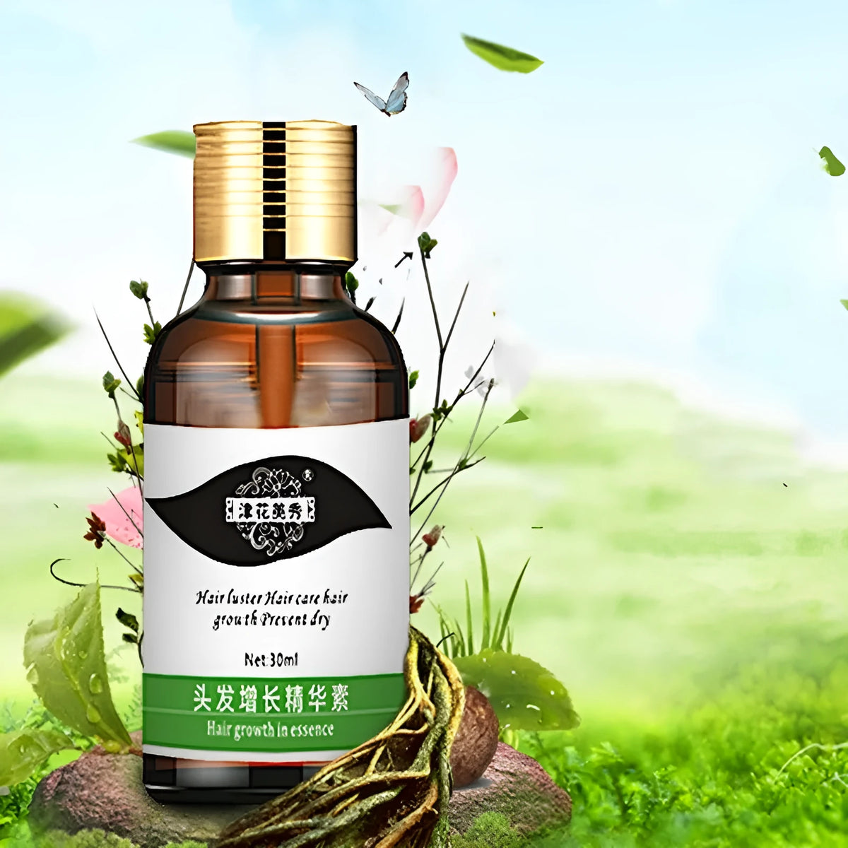 30ml scalp serum bottle for intensive repair, anti-dandruff, and frizzy hair improvement