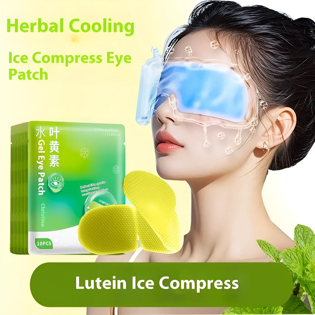 Lutein cold eye pad ice compress eye mask in non-woven fabric, simple style, 1PC