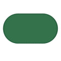 Silicone waterproof cat feeding placemat in green, shown under a food bowl.