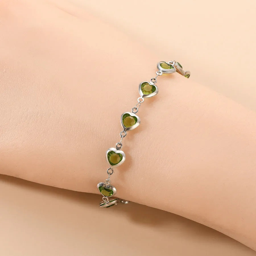 Devil's Eye geometric stainless steel bracelet with colourful electroplated finish