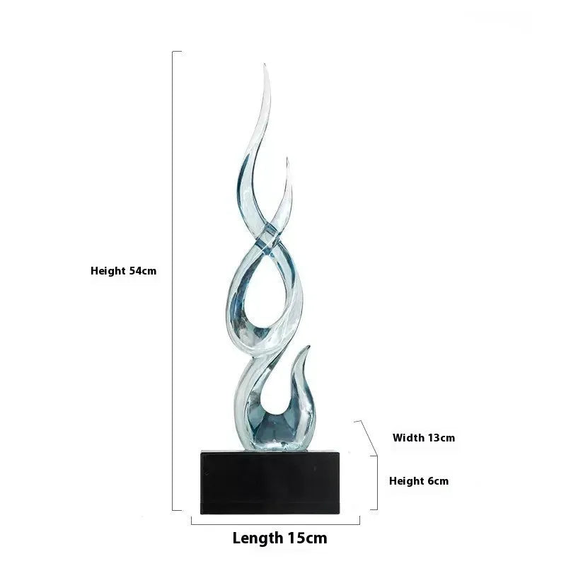 Modern festival high-rise decoration craft in bright gold and elegant silver resin for event centrepieces