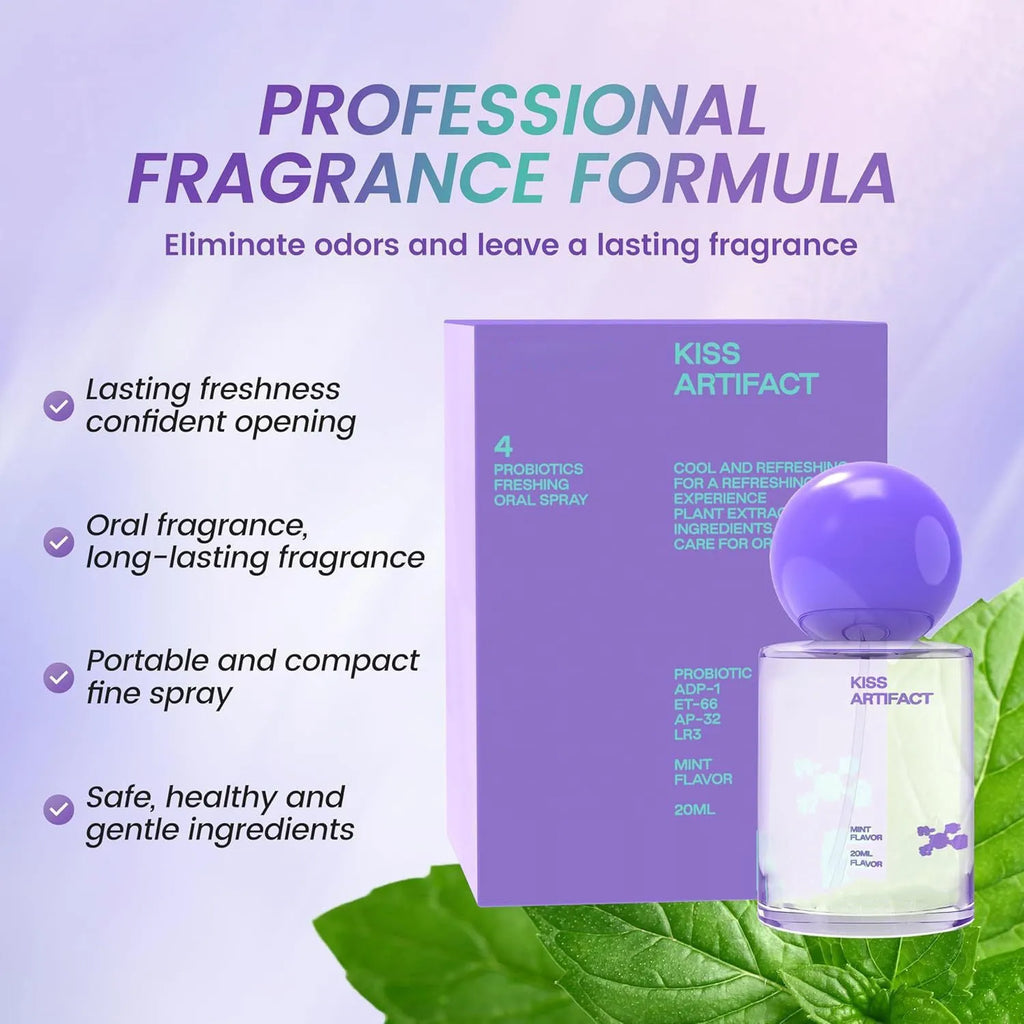 20ml portable oral spray bottle for probiotic and hydration care