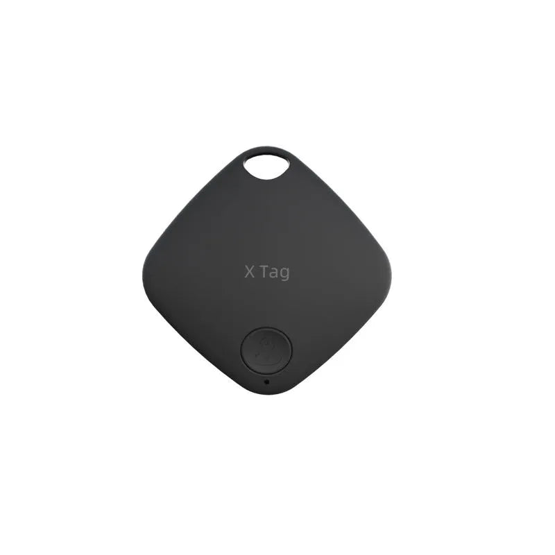 Bluetooth anti-lost tracker with key ring attachment in black, blue, green, pink, or white colours