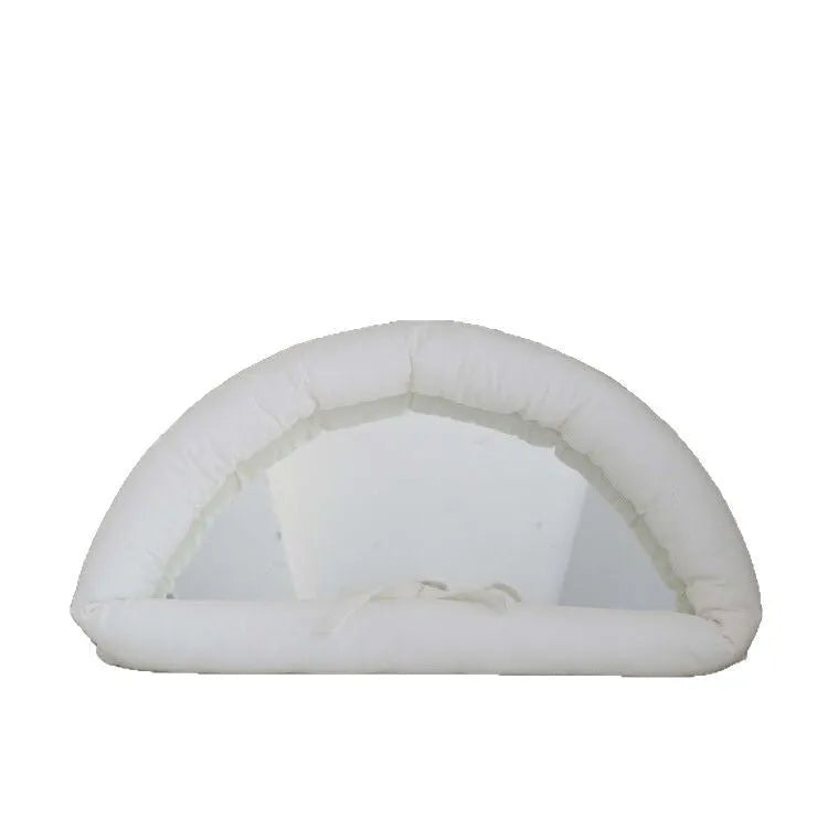 Hanging cotton-filled fabric mirror in white, black, or sapphire blue with 23X40X5CM dimensions
