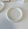 White round porcelain plate with black bear doodle design available in 15cm and 20cm sizes