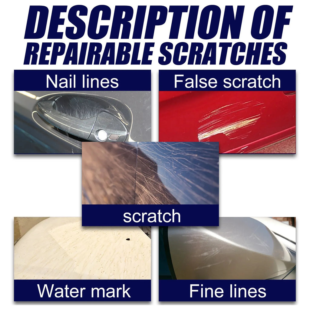 Car scratch repair spray bottle for paint surface scratch removal and sealing glaze coating.