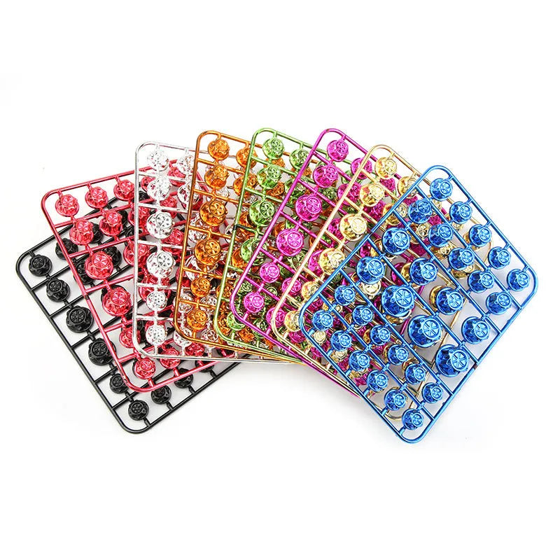 30-piece set of coloured ABS plastic motorcycle screw caps for engine customisation