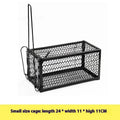 Large automatic metal mouse trap with iron clamp mechanism for indoor small macaque rat control