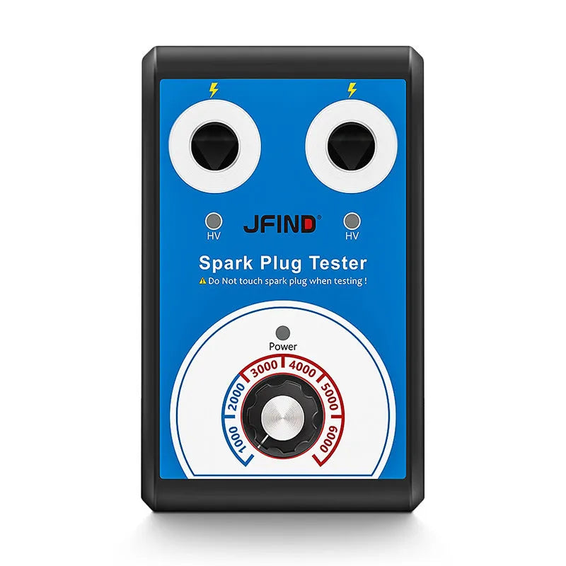 Car double hole spark plug tester ignition detector with European and American standard formats